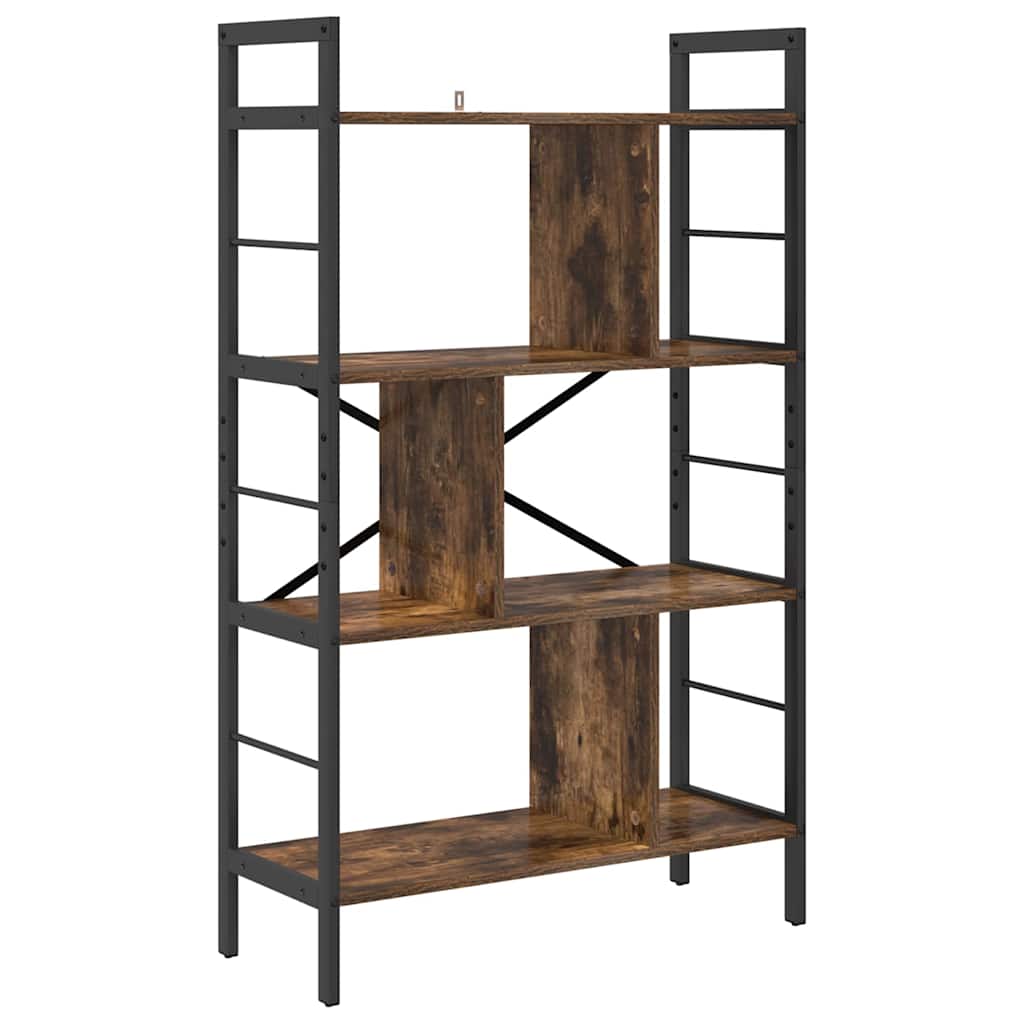Libreria Rovere fumé 75 x 30 x 123,5 cm Legno multistrato | homemem39
