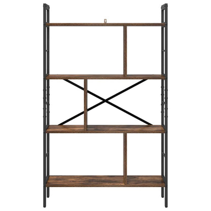 Libreria Rovere fumé 75 x 30 x 123,5 cm Legno multistrato | homemem39