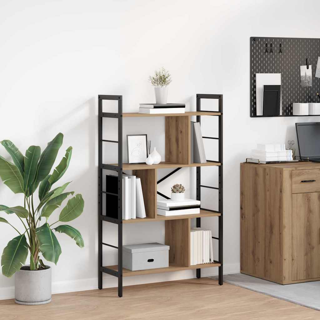 Libreria 7 livelli 75 x 30 x 123,5 cm Legno multistrato | homemem39