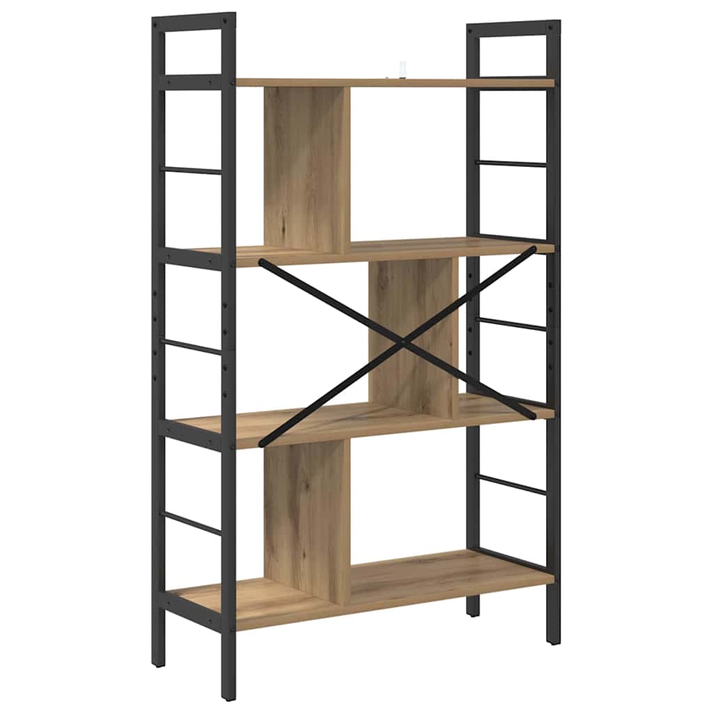 Libreria 7 livelli 75 x 30 x 123,5 cm Legno multistrato | homemem39