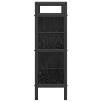 Libreria Rovere Nero 75 x 30 x 91 cm Legno multistrato | homemem39