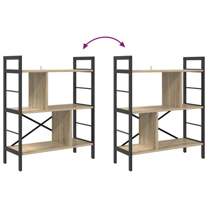 Libreria Rovere Sonoma 75 x 30 x 91 cm Legno multistrato | homemem39