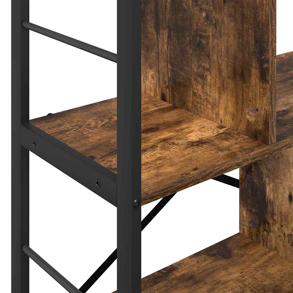 Libreria Rovere fumé 75 x 30 x 91 cm Legno multistrato | homemem39