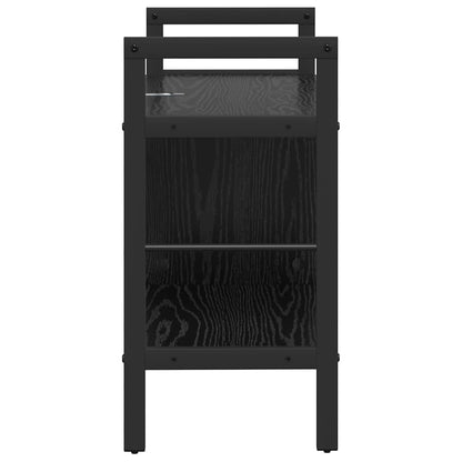 Libreria Rovere Nero 75 x 30 x 58,5 cm Legno multistrato | homemem39