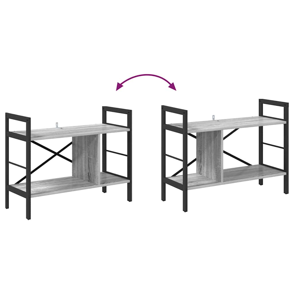 Libreria Grigio Sonoma 75 x 30 x 58,5 cm Legno multistrato