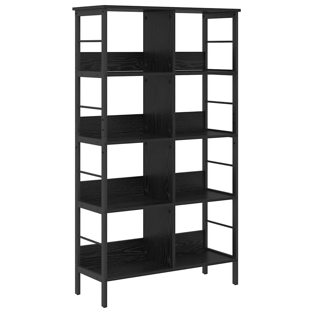 Libreria Rovere Nero 82 x 32 x 144,5 cm Legno multistrato | homemem39