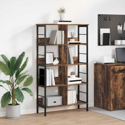 Libreria Rovere fumé 82 x 32 x 144,5 cm Legno multistrato | homemem39
