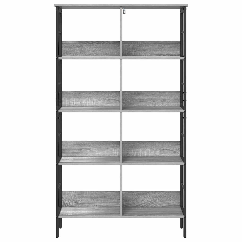 Libreria Grigio Sonoma 82 x 32 x 144,5 cm Legno multistrato | homemem39