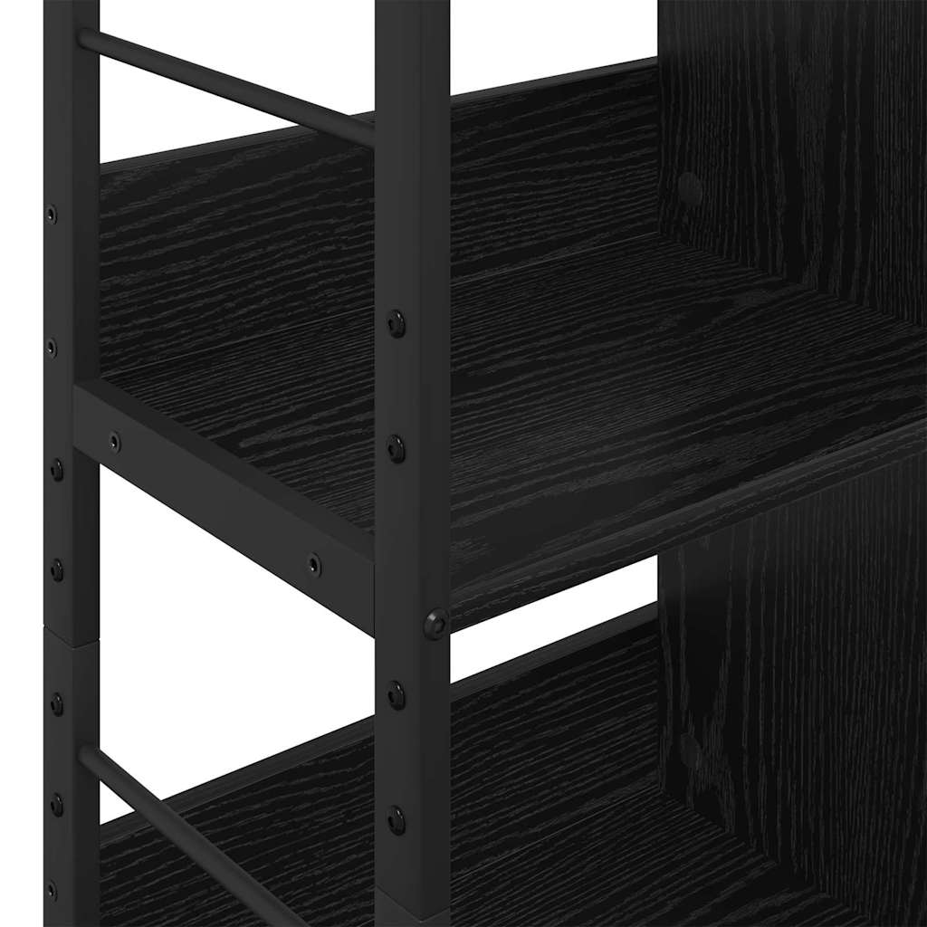 Libreria Rovere Nero 82 x 32 x 112 cm Legno multistrato | homemem39