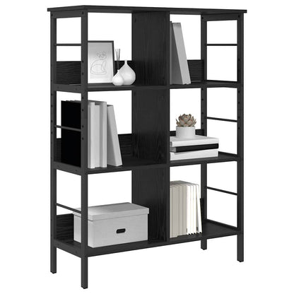 Libreria Rovere Nero 82 x 32 x 112 cm Legno multistrato | homemem39