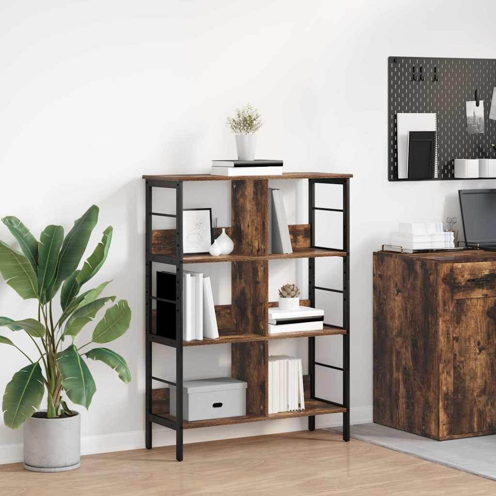 Libreria Rovere fumé 82 x 32 x 112 cm Legno multistrato | homemem39