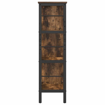 Libreria Rovere fumé 82 x 32 x 112 cm Legno multistrato | homemem39