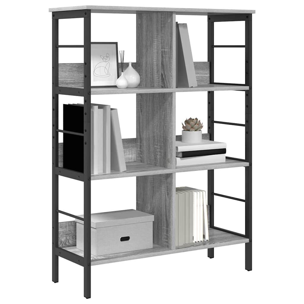 Libreria Grigio Sonoma 82 x 32 x 112 cm Legno multistrato | homemem39