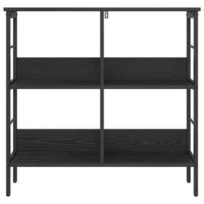 Libreria Rovere Nero 82 x 32 x 79 cm Legno multistrato | homemem39