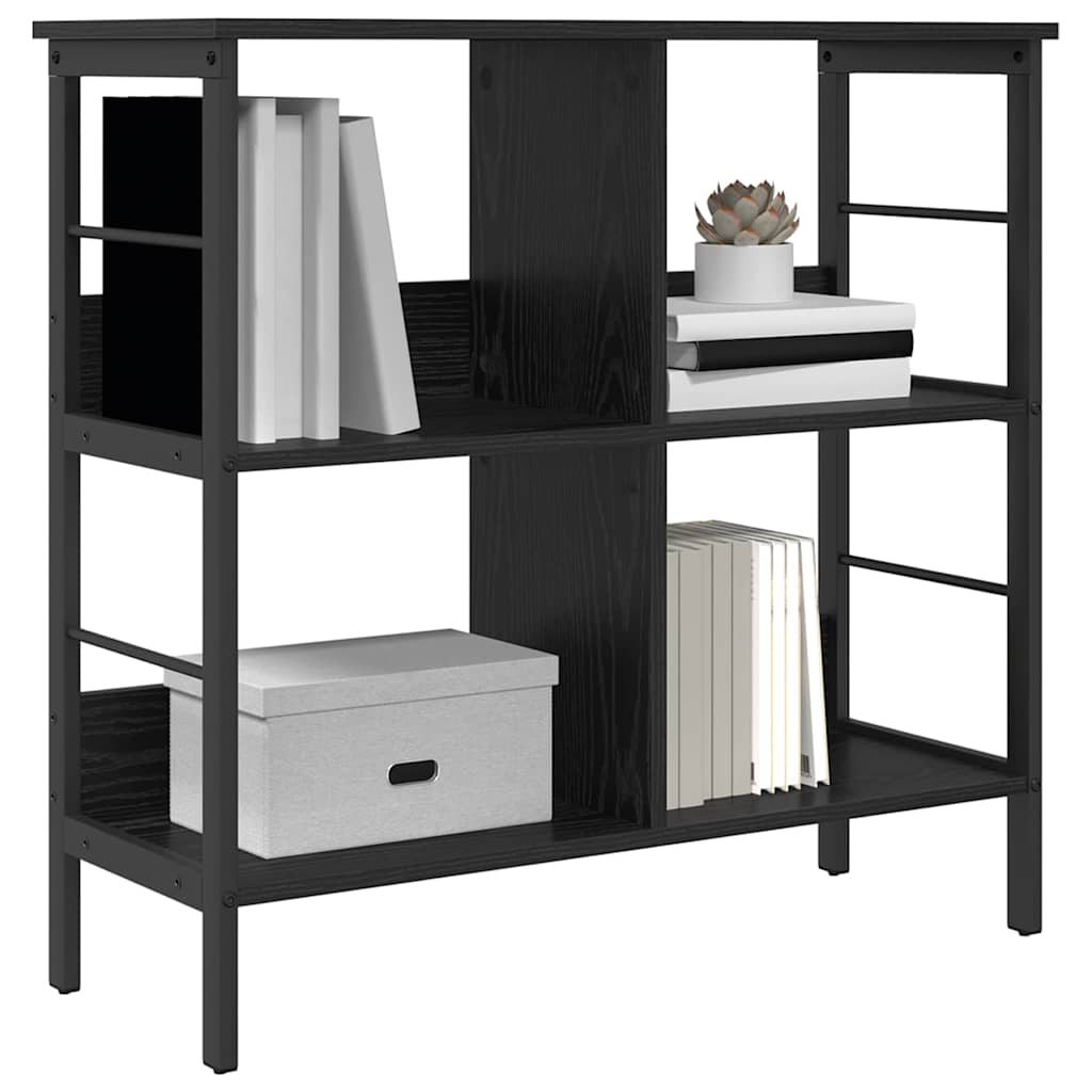 Libreria Rovere Nero 82 x 32 x 79 cm Legno multistrato | homemem39