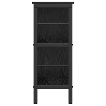 Libreria Rovere Nero 82 x 32 x 79 cm Legno multistrato | homemem39