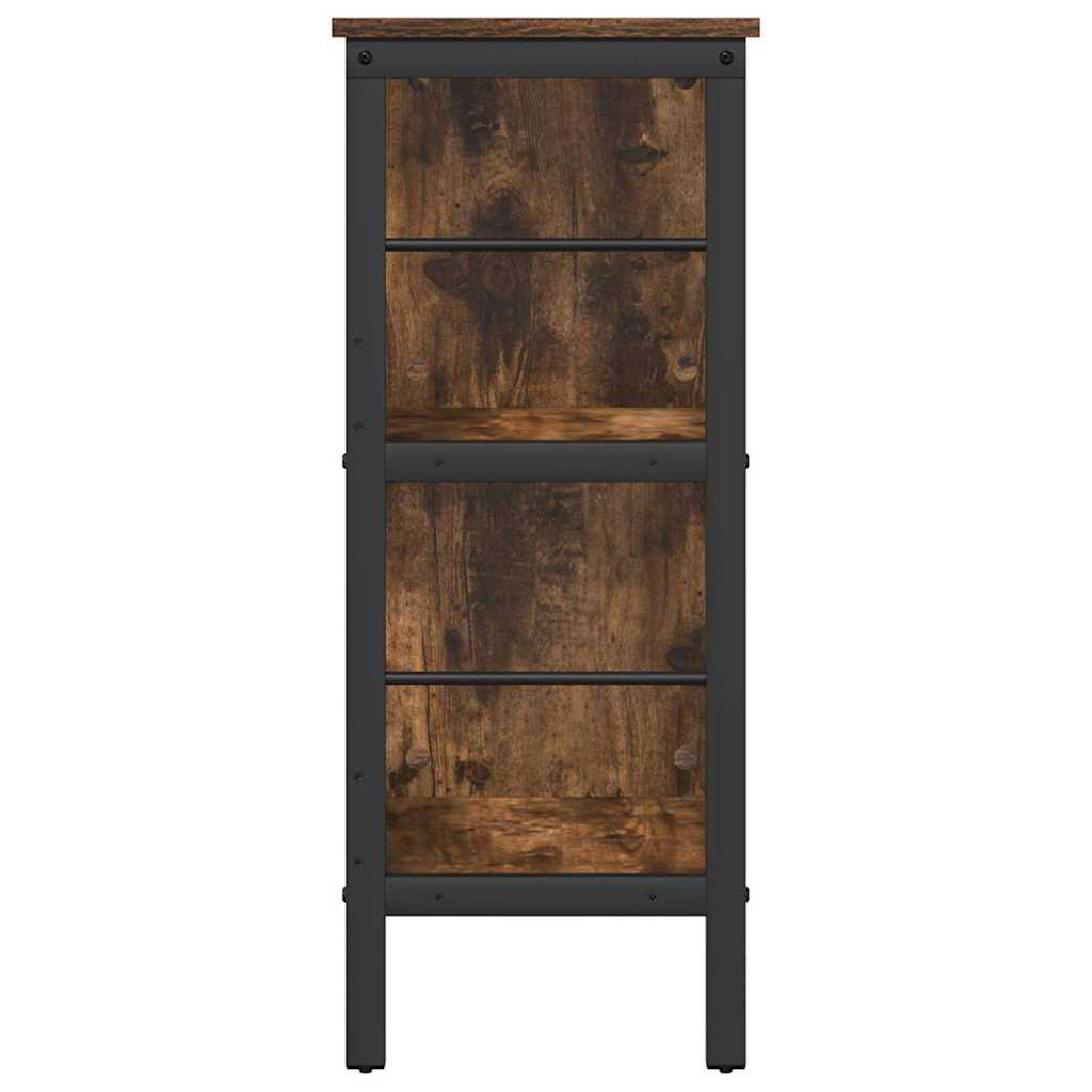 Libreria Rovere fumé 82 x 32 x 79 cm Legno multistrato | homemem39