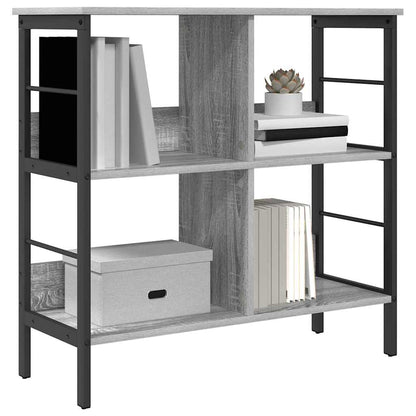 Libreria Grigio Sonoma 82 x 32 x 79 cm Legno multistrato | homemem39