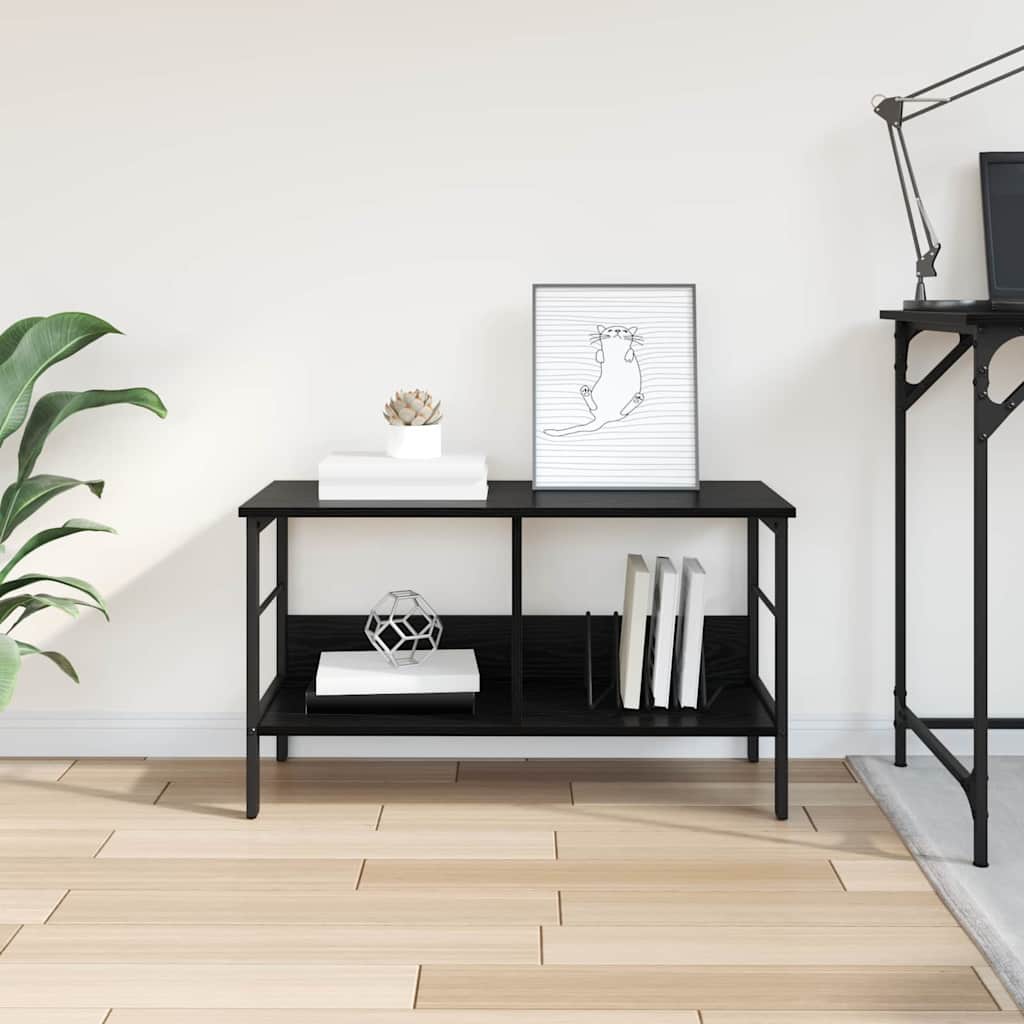 Libreria Rovere Nero 82 x 32 x 47 cm Legno multistrato | homemem39