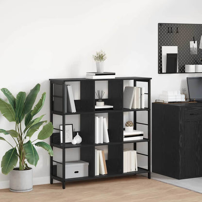 Libreria Rovere Nero 102 x 32 x 104,5 cm Legno multistrato | homemem39