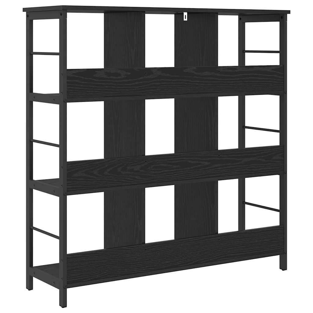 Libreria Rovere Nero 102 x 32 x 104,5 cm Legno multistrato | homemem39