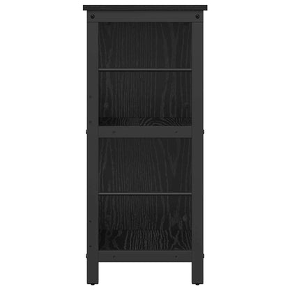 Libreria Rovere Nero 102 x 32 x 72,5 cm Legno multistrato | homemem39