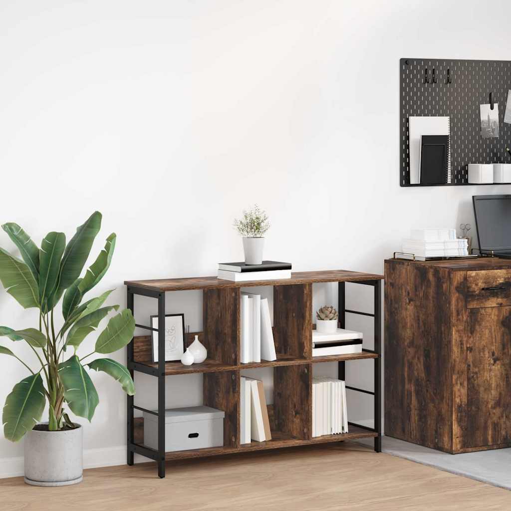 Libreria Rovere fumé 102 x 32 x 72,5 cm Legno multistrato | homemem39