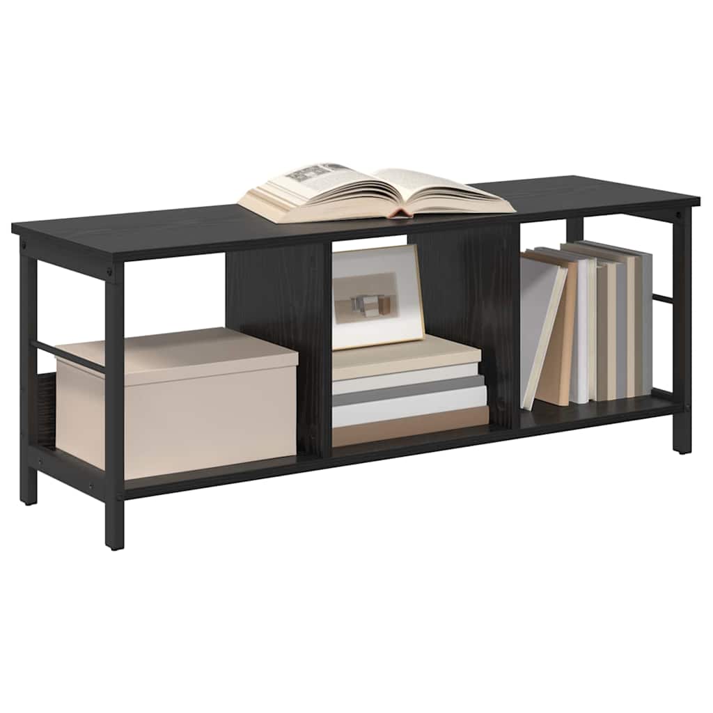 Libreria Rovere Nero 102 x 32 x 40,5 cm Legno multistrato | homemem39