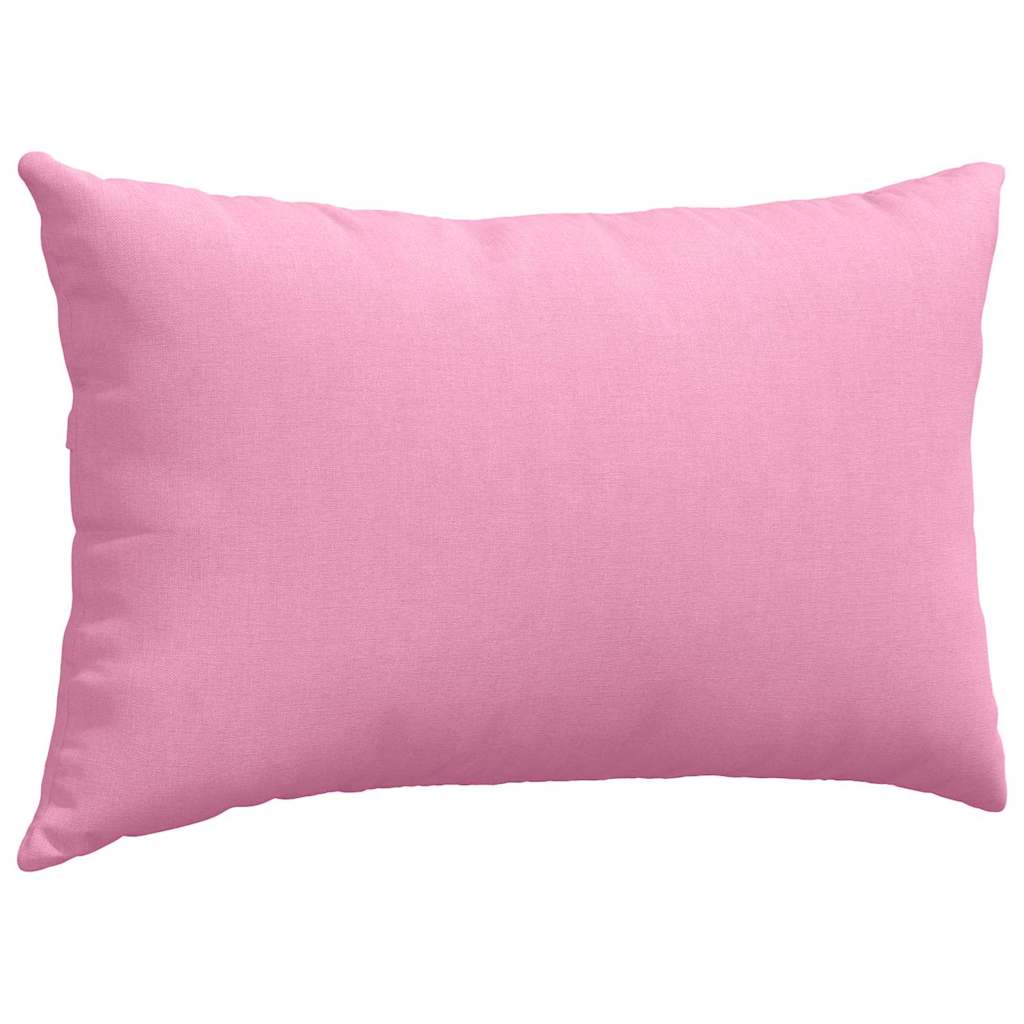 Cuscini da Divano 2 pcs Rosa 50 x 30 cm Tessuto | homemem39