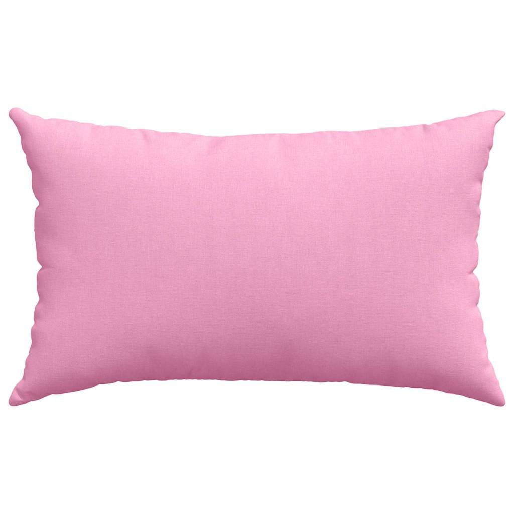 Cuscini da Divano 2 pcs Rosa 50 x 30 cm Tessuto | homemem39