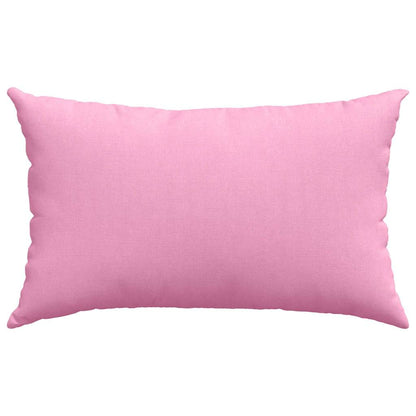 Cuscini da Divano 2 pcs Rosa 50 x 30 cm Tessuto | homemem39