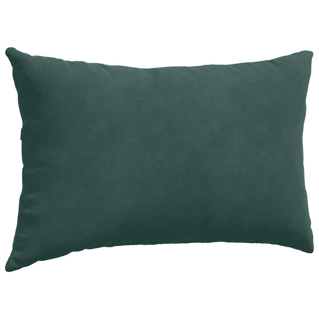 Cuscini da Divano 2 pcs Verde scuro 50 x 30 cm Tessuto in Cords | homemem39