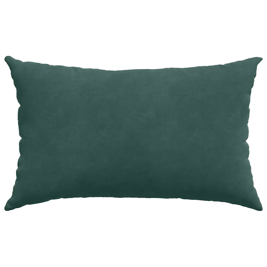 Cuscini da Divano 2 pcs Verde scuro 50 x 30 cm Tessuto in Cords | homemem39