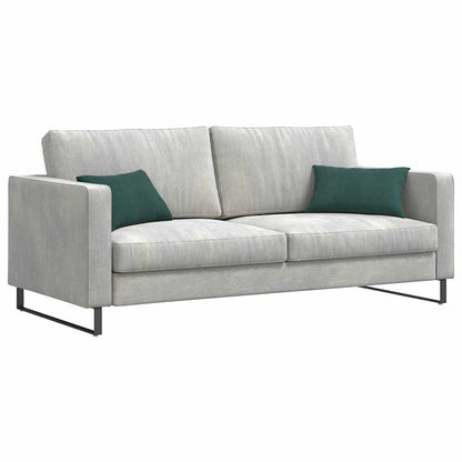 Cuscini da Divano 2 pcs Verde scuro 50 x 30 cm Tessuto in Cords | homemem39