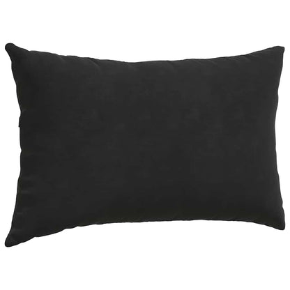Cuscini da Divano 2 pcs Nero 50 x 30 cm Tessuto in Cords | homemem39