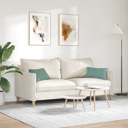 Cuscini da Divano 2 pcs Verde Mare 50 x 30 cm Tessuto in Cords | homemem39