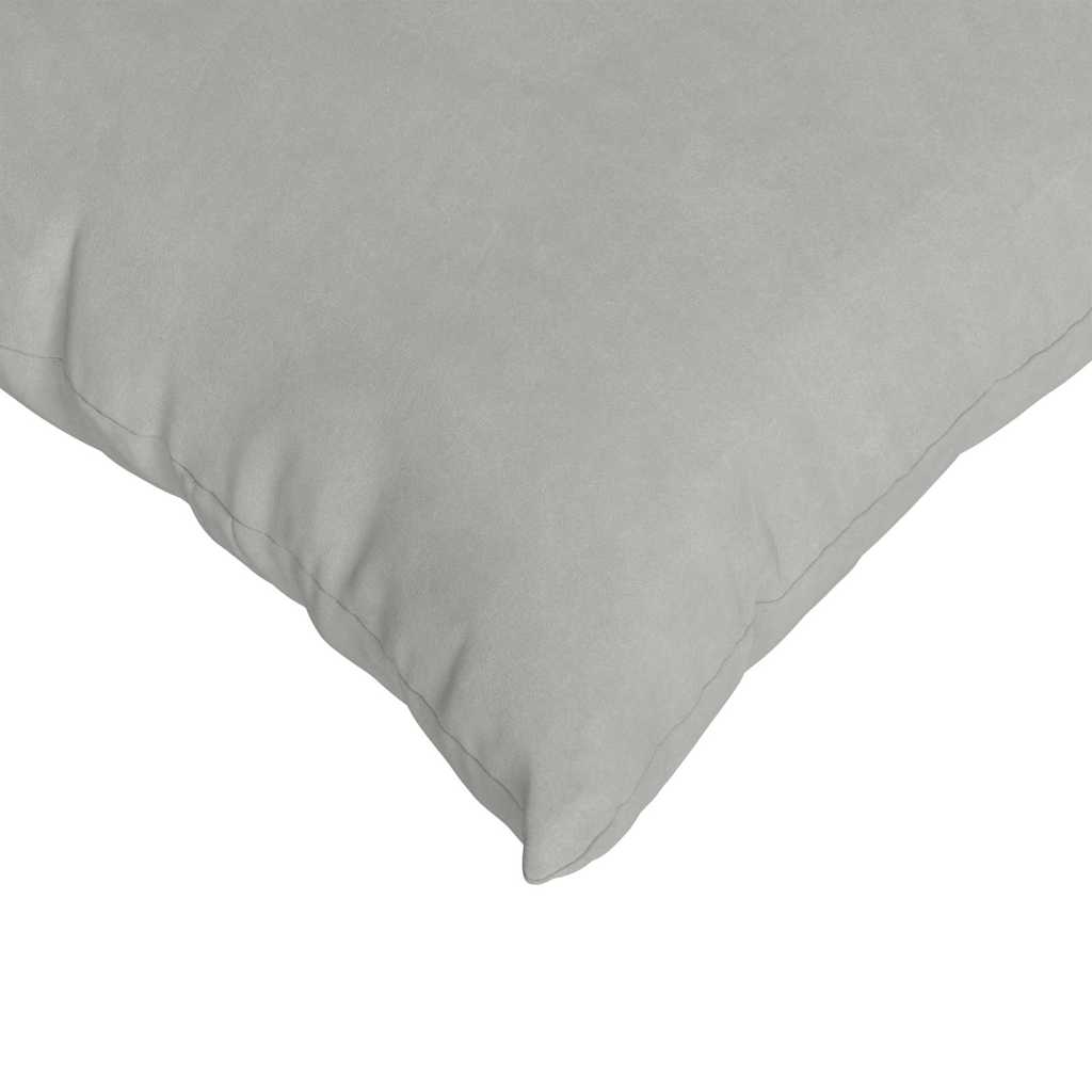 Cuscini da Divano 2 pcs Grigio chiaro 50 x 30 cm Tessuto | homemem39