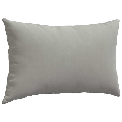 Cuscini da Divano 2 pcs Grigio chiaro 50 x 30 cm Tessuto | homemem39