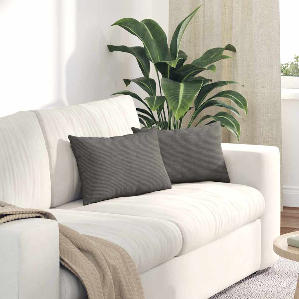 Cuscini da Divano 2 pcs Grigio chiaro 50 x 30 cm | homemem39