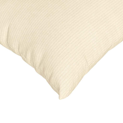Cuscini da Divano 2 pcs Crema 50 x 30 cm Tessuto in Cords | homemem39