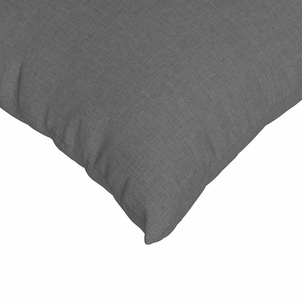 Cuscini da Divano 2 pcs Grigio scuro 60 x 40 cm Tessuto | homemem39