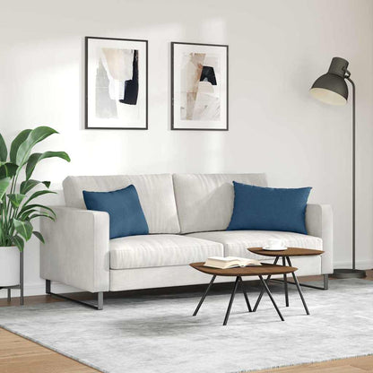 Cuscini da Divano 2 pcs Blu 60 x 40 cm Tessuto | homemem39