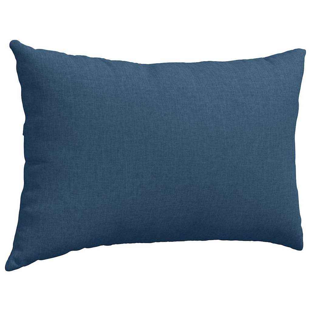 Cuscini da Divano 2 pcs Blu 60 x 40 cm Tessuto | homemem39