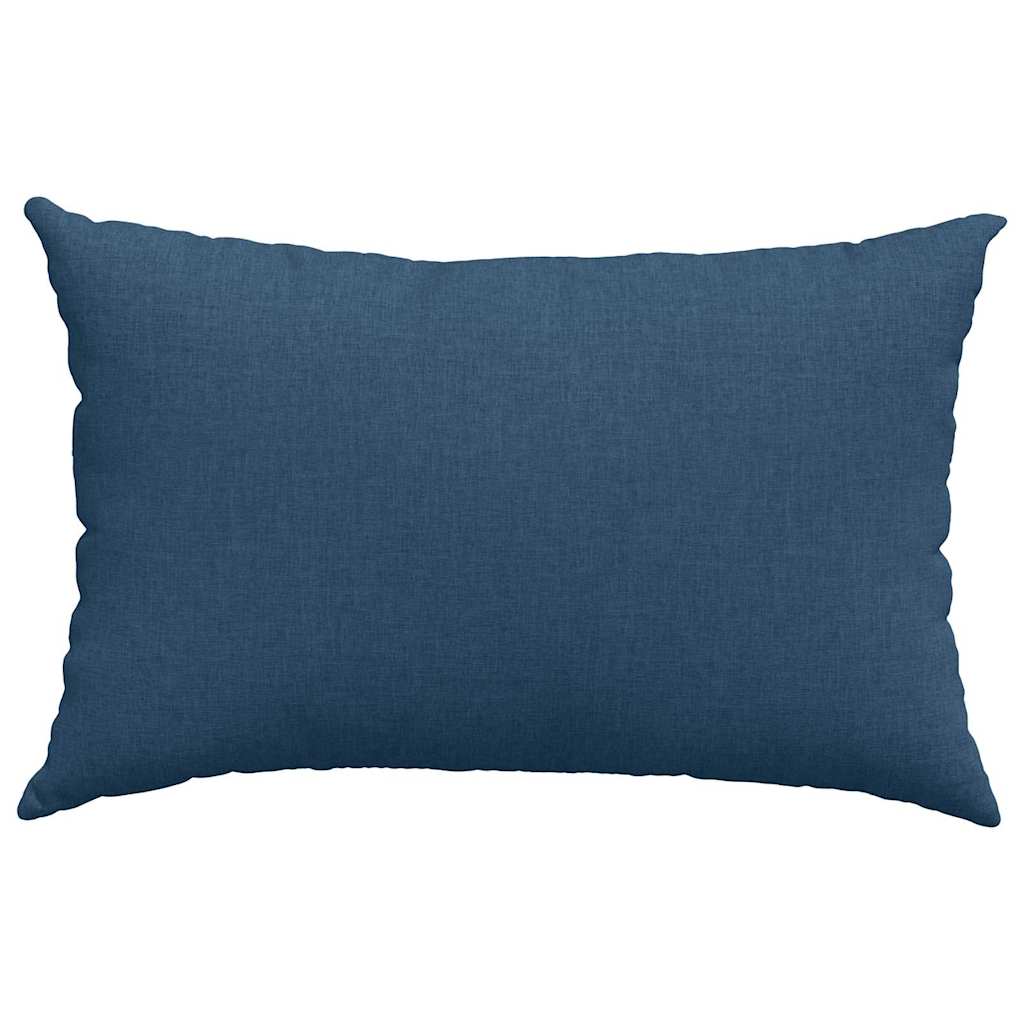 Cuscini da Divano 2 pcs Blu 60 x 40 cm Tessuto | homemem39