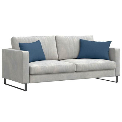 Cuscini da Divano 2 pcs Blu 60 x 40 cm Tessuto | homemem39
