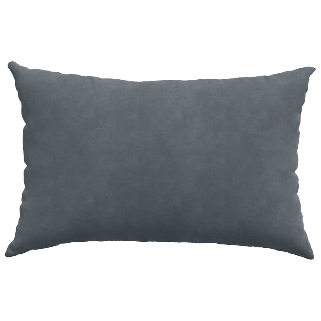 Cuscini da Divano 2 pcs Grigio scuro 60 x 40 cm | homemem39