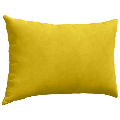 Cuscini da Divano 2 pcs Giallo 60 x 40 cm Tessuto in Cords | homemem39