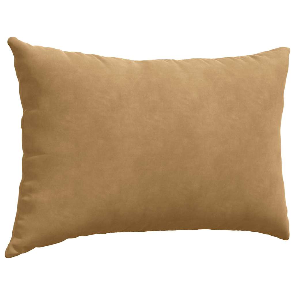 Cuscini da Divano 2 pcs Marrone 60 x 40 cm Tessuto in Cords | homemem39