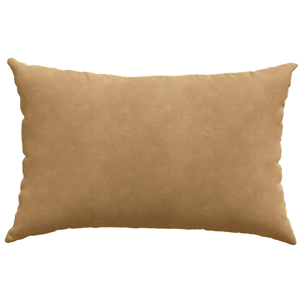 Cuscini da Divano 2 pcs Marrone 60 x 40 cm Tessuto in Cords | homemem39