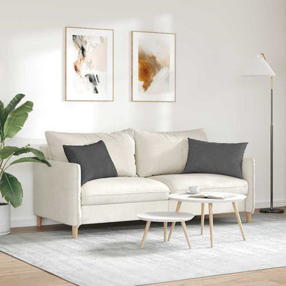 Cuscini da Divano 2 pcs Grigio scuro 60 x 40 cm